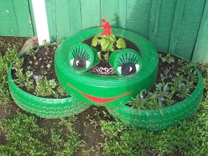 лягушка для сада своими руками